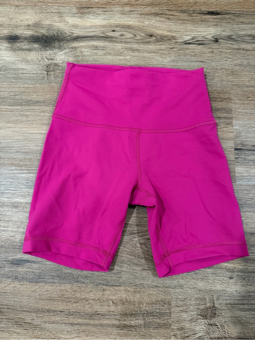 lululemon athletica High-Rise Bike Shorts in Bright Fuchsia